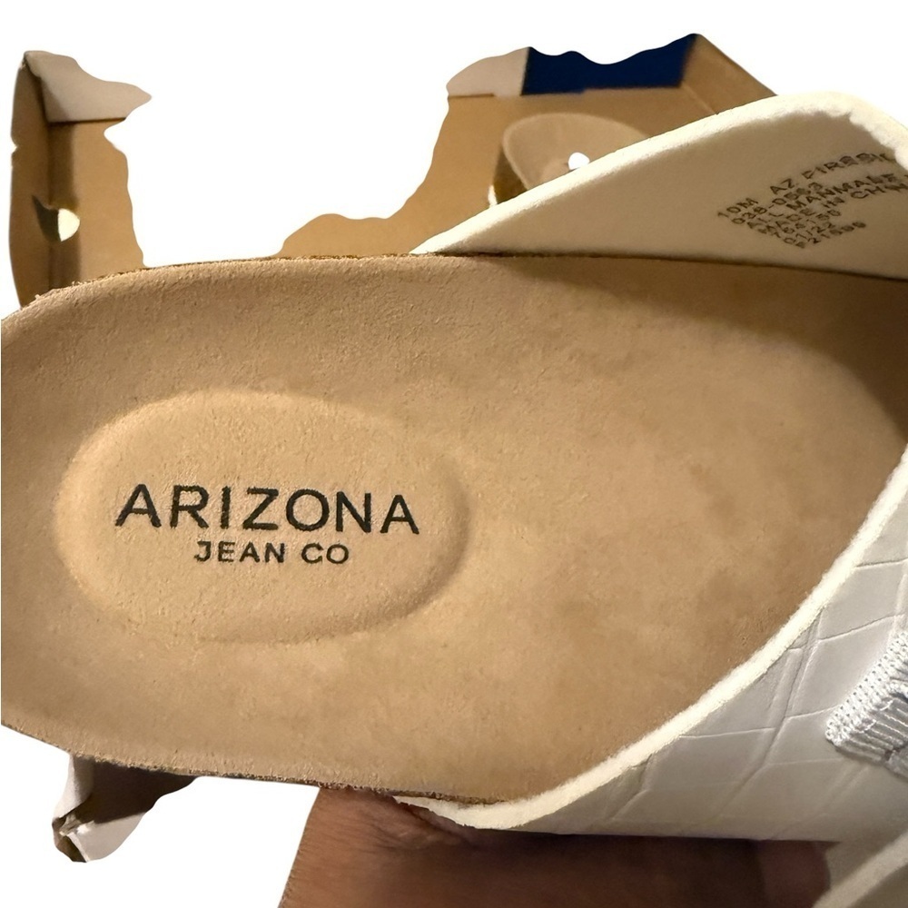 Arizona Jean Company White Sandals with Adjustable Straps - Picture 5 of 13